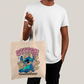 Sacola Ecobag Bolsa 38X40 Algodão- Lilo & Stitch Piscando