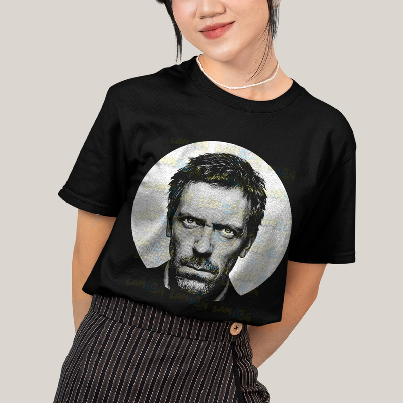 Camiseta Algodão Unissex T shirt -O Doutor House serie de tv