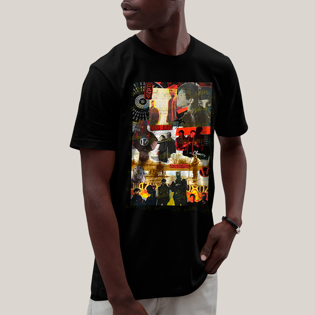 Camiseta Algodão Unissex T shirt Twenty One Pilots