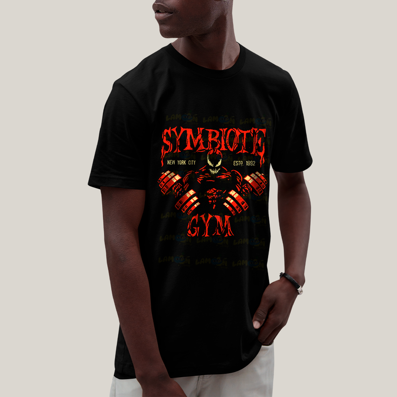 Camiseta Algodão Unissex T shirt Venom Symbiote Academia