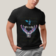 Camiseta Algodão Unissex T shirt - Imagine Dragons Smoke e Mirrors Azul passaro maos