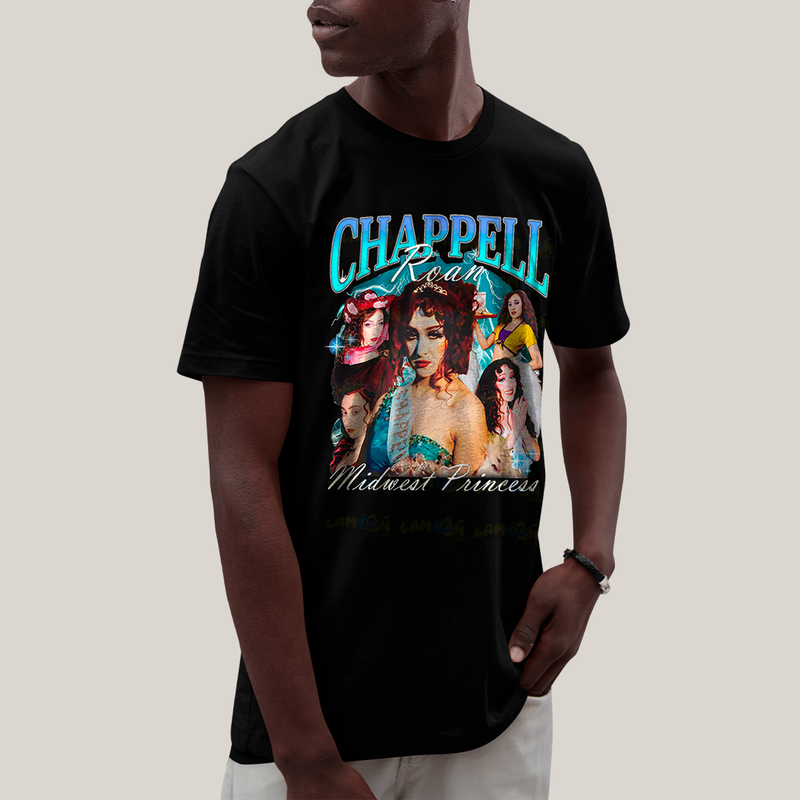 Camiseta Algodão Unissex T shirt Graphic Tee Chappell Roan Midwest Princess