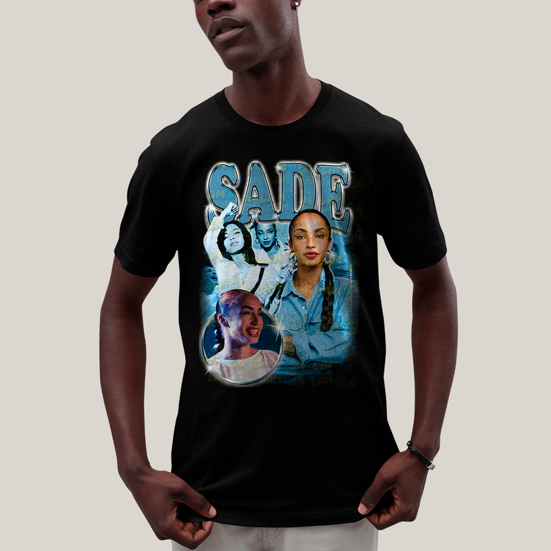 Camiseta Algodão Unissex T shirt Graphic Tee Sade