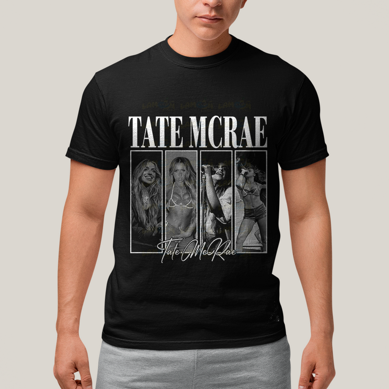 Camiseta Algodão Unissex T shirt - Tate Mcrae Cantora