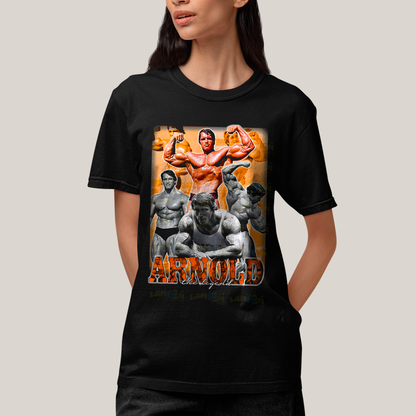 Camiseta Algodão Unissex T shirt - Arnold Schwarzenegger The Legend A Lenda