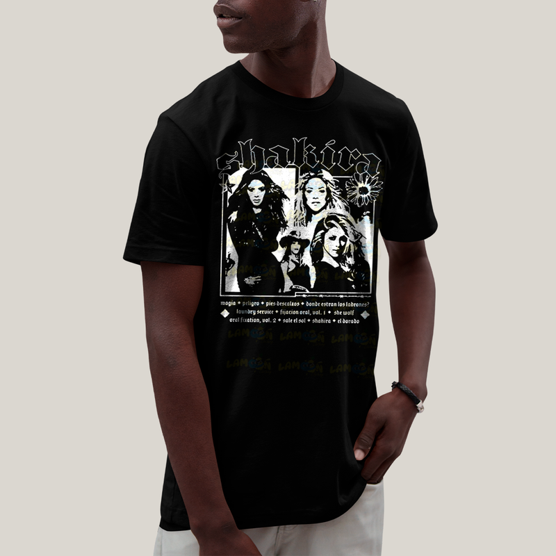 Camiseta Algodão Unissex Tshirt Shakira She Wolf