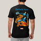 Camiseta Algodão Unissex T shirt Fantastic Four FC quarteto Fantástico Marvel