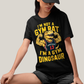 Camiseta Algodão Unissex T shirt Dinossauro Gym academia gym rat dinosaur