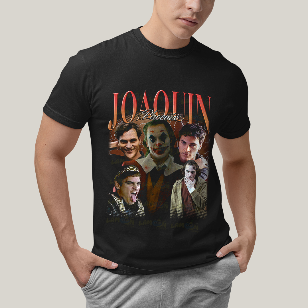Camiseta Algodão Unissex T shirt - Joaquin Phoenix Gladiador ator