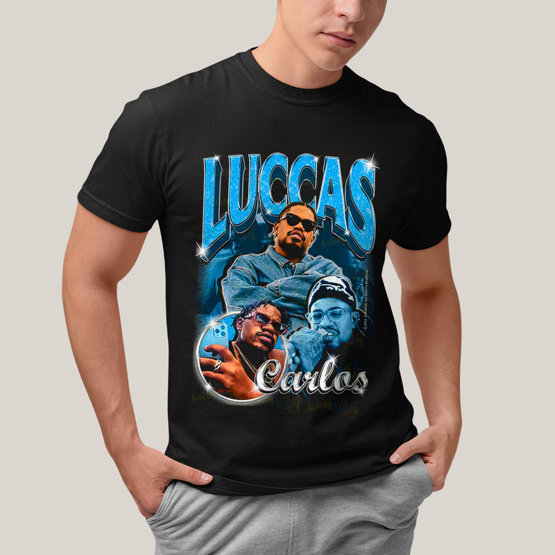 Camiseta Algodão Unissex T shirt - Luccas Carlos