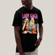 Camiseta Algodão Unissex T shirt Graphic Tee Lady Gaga Pink