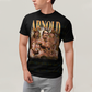 Camiseta Algodão Unissex T shirt- ator Arnold Schwarzenegger Dourado academia musculo