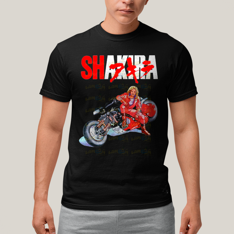 Camiseta Algodão Unissex Tshirt Graphic Tee Shakira Akira