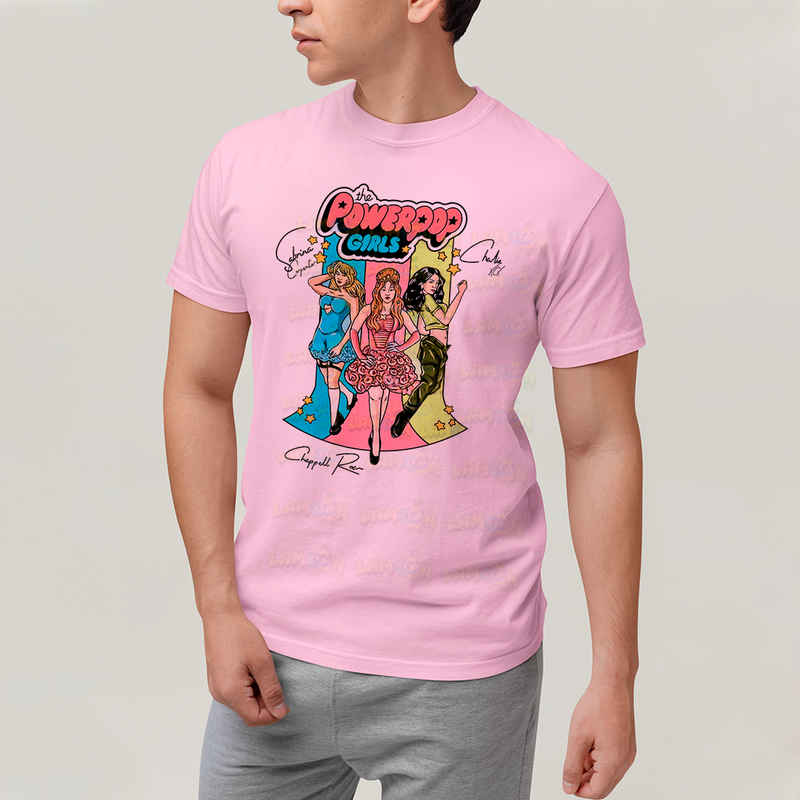 Camiseta Algodão Unissex T shirt The Powerpop Girls