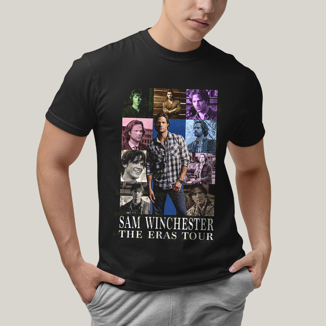 Camiseta Algodão Unissex T shirt - Sam Winchester The Eras Tour