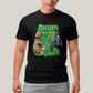 Camiseta Algodão Unissex T shirt Graphic Tee Chris Brown Verde