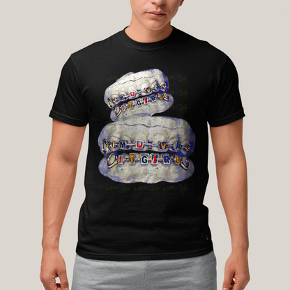 Camiseta Algodão Unissex Dentes Muva It Girl