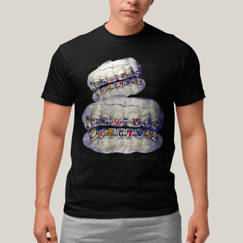 Camiseta Algodão Unissex Dentes Muva It Girl