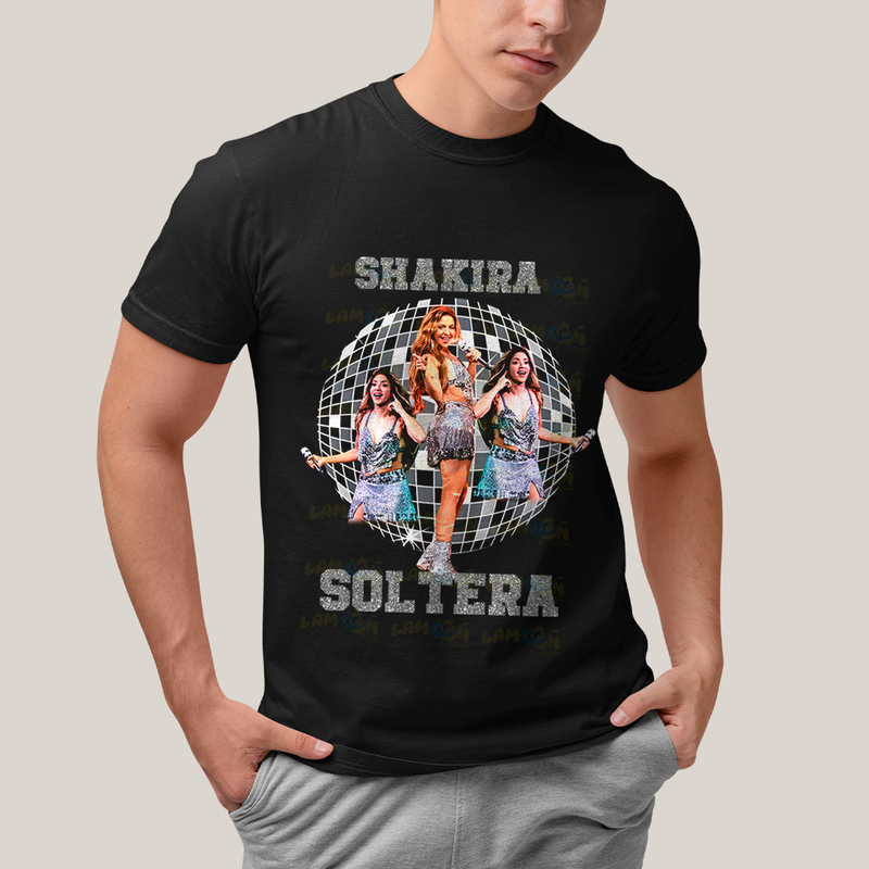 Camiseta Algodão Unissex T shirt -Shakira Soltera