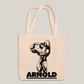 Sacola Ecobag Bolsa 38X40 Algodão- Arnold Schwarzenegger academia musculo