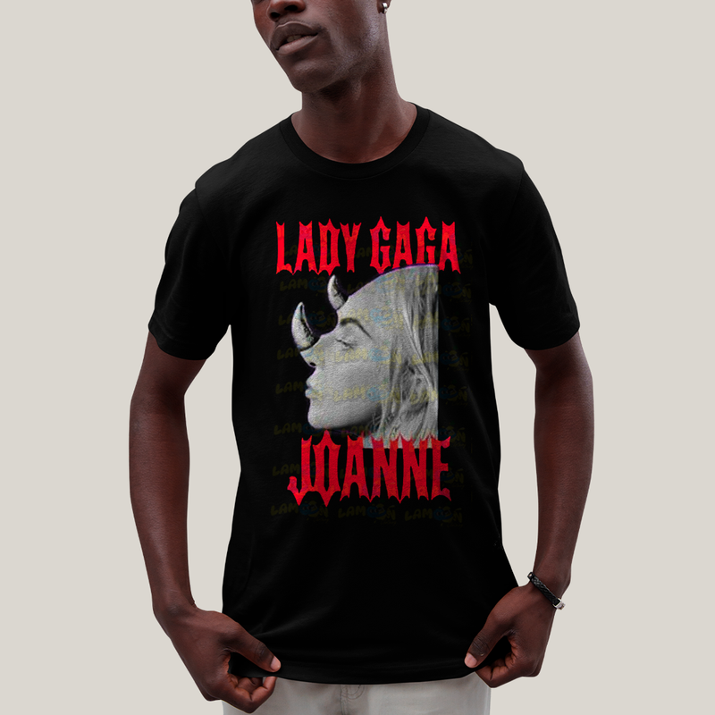 Camiseta Algodão Unissex Tshirt Lady Gaga Joanne