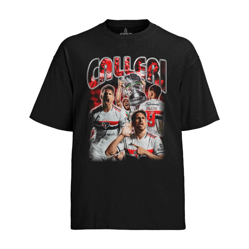 Camiseta Algodão Unissex Graphic tee São Paulo Calleri