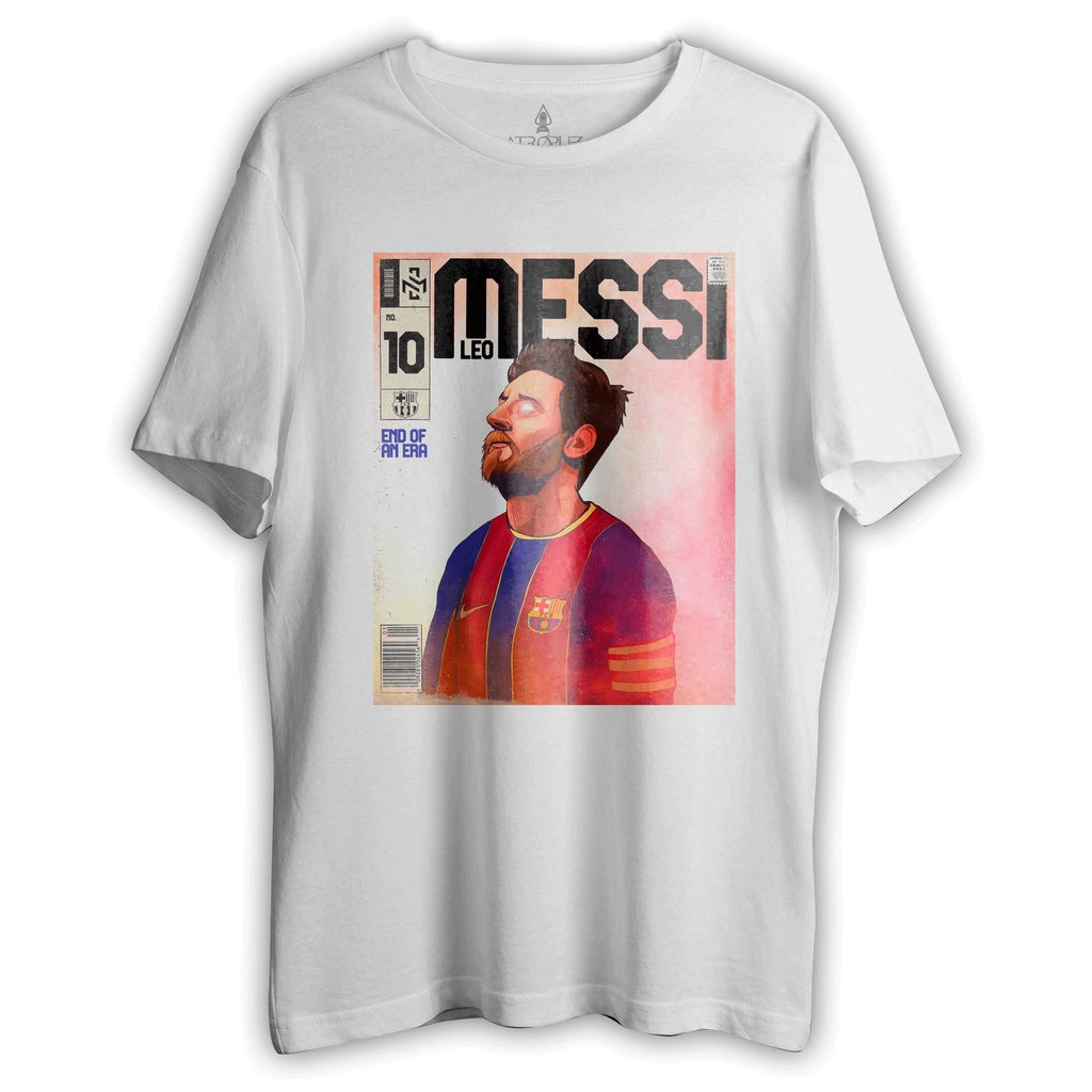 Camiseta Algodão Unissex T shirt Messi Barcelona Comic