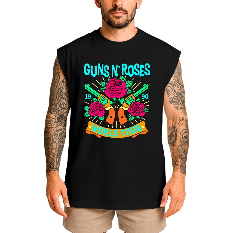 Regata Oversized Roses Banda World Tour 1990
