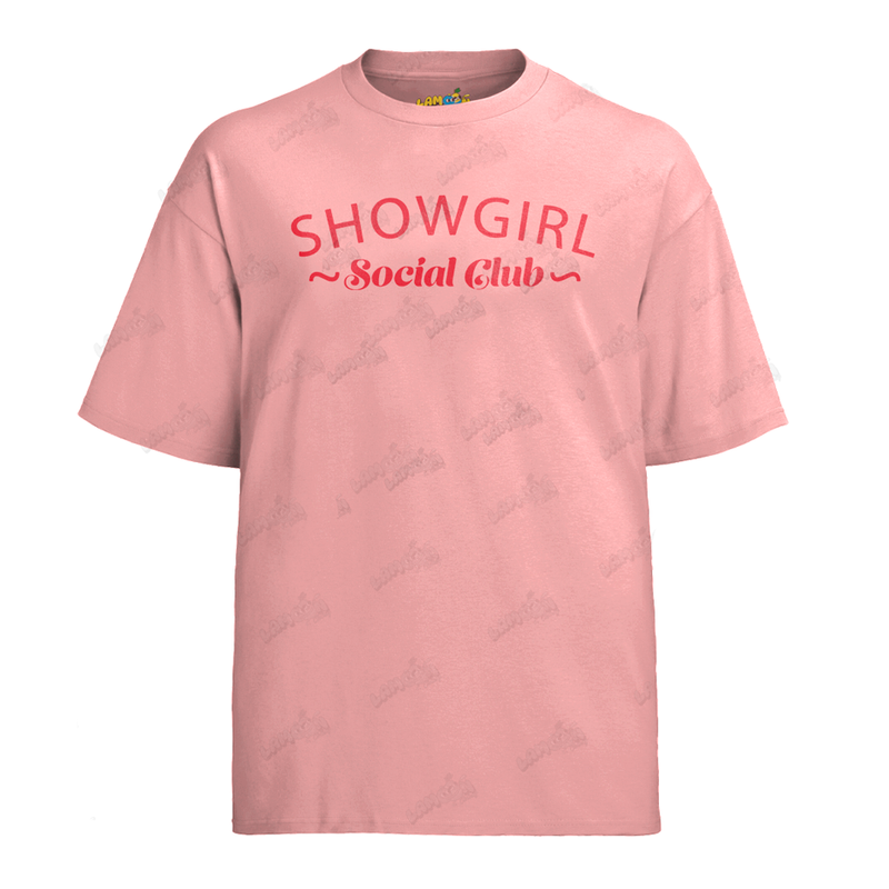 Camiseta Algodão Taylor Swift Showgirl Social Club