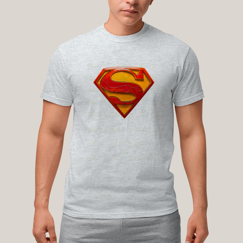 Camiseta Algodão Unissex T shirt Superman Logo Clássica