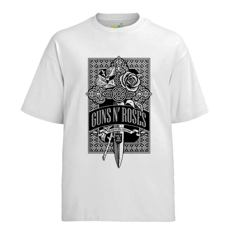 Camiseta Algodão Roses Banda 2017