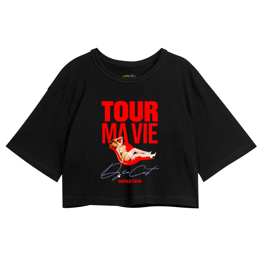 Cropped Oversized Doja Cat Worl Tour Ma Vie