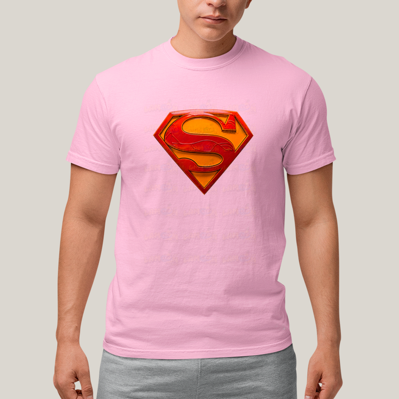 Camiseta Algodão Unissex T shirt Superman Logo Clássica