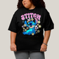 Camiseta Plus Size Algodão Unissex T shirt Lilo & Stitch Piscando