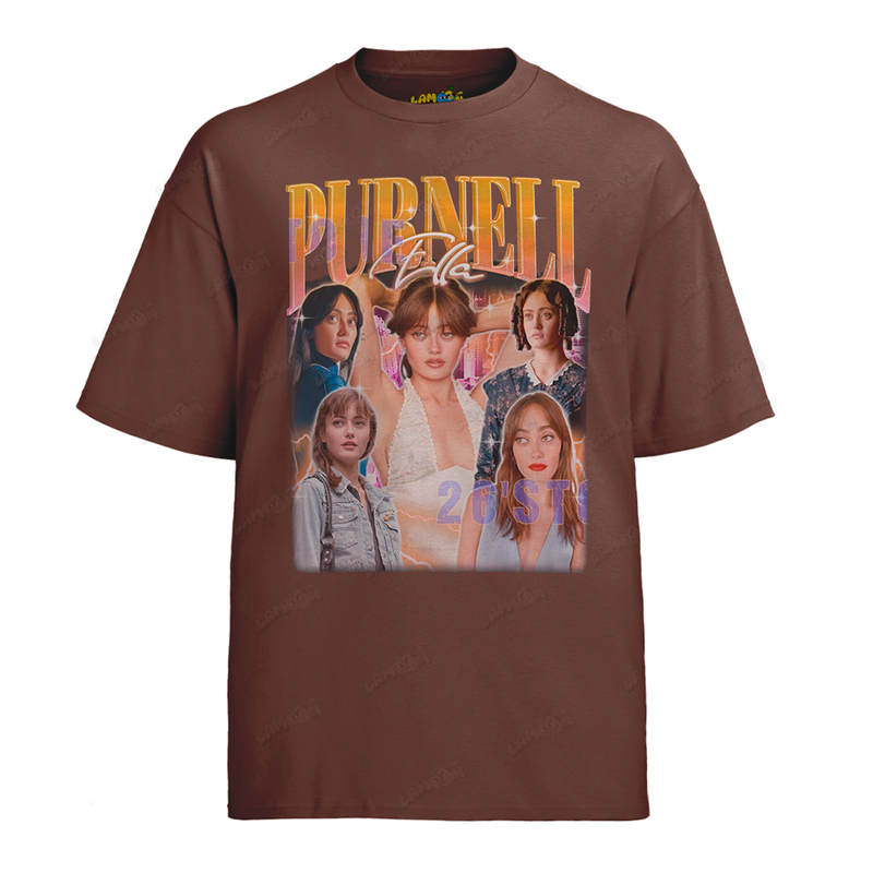 Camiseta Algodão Ella Purnell Atriz 4