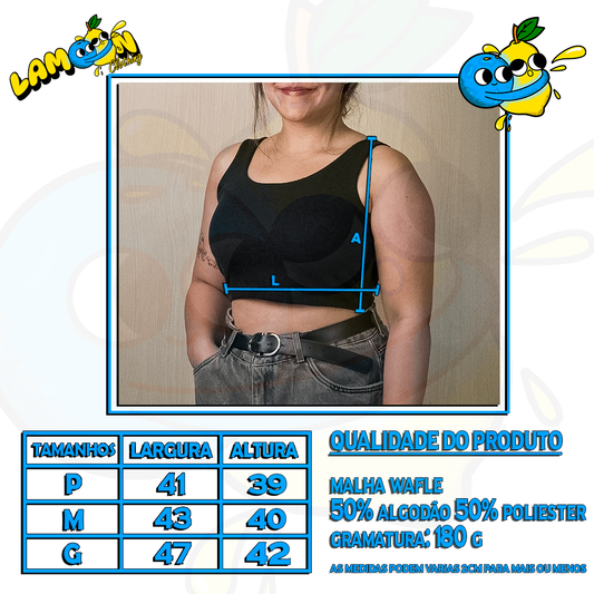 Cropped Cavado Roses Banda Slash Vintage Cigarrete