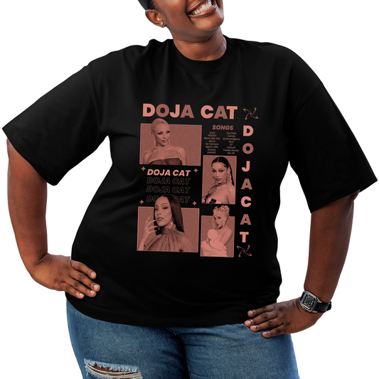 Camiseta Plus Size Doja Cat Songs