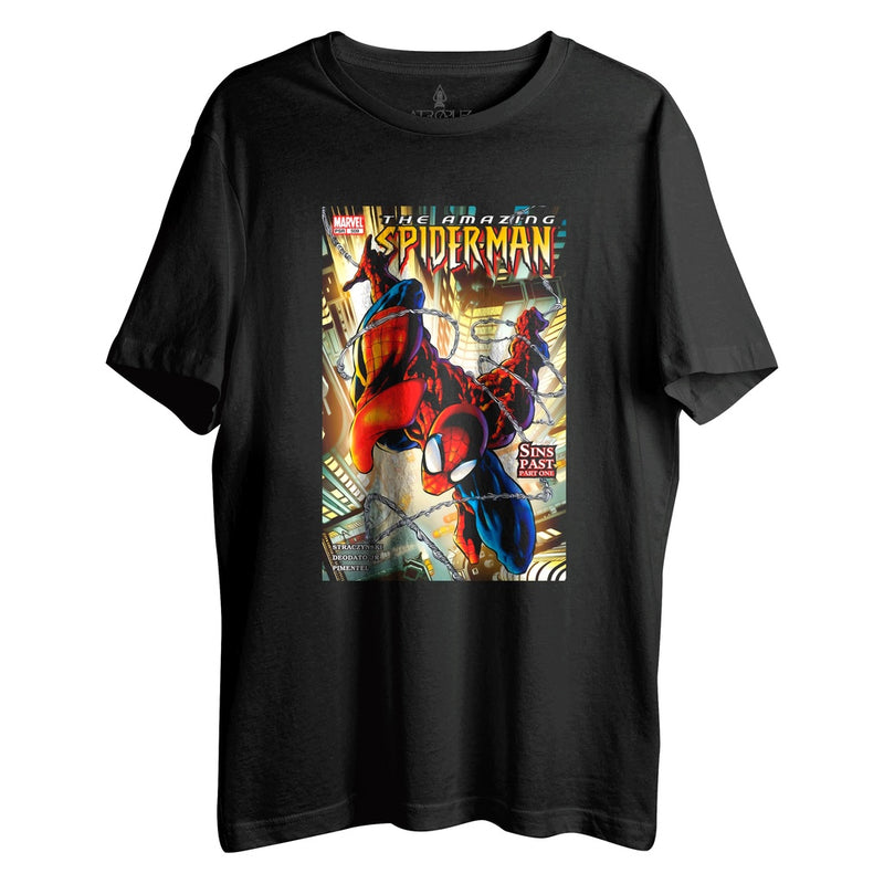 Camiseta Unissex The Amazing Spider Man Homem Aranha Peter Parker Marvel Comics Quadrinho Hq