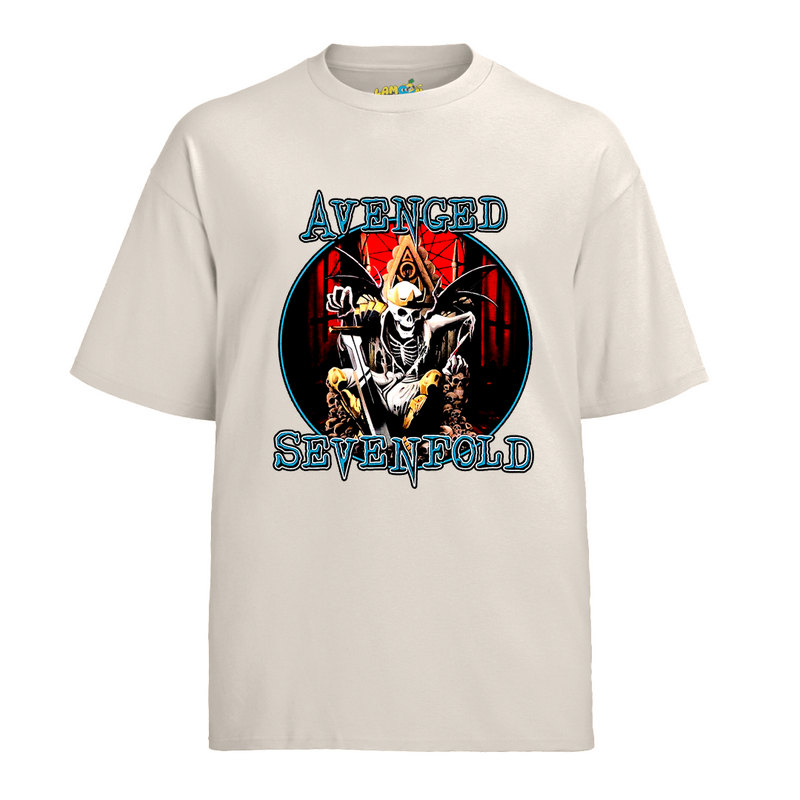 Camiseta Algodão Avenged Seven Fold Caveira King