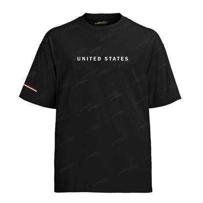 Camiseta Algodão United States PQ