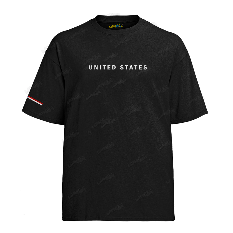 Camiseta Algodão United States PQ
