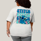 Camiseta Plus Size Algodão Unissex T shirt Lilo & Stitch Orelha Caida FC