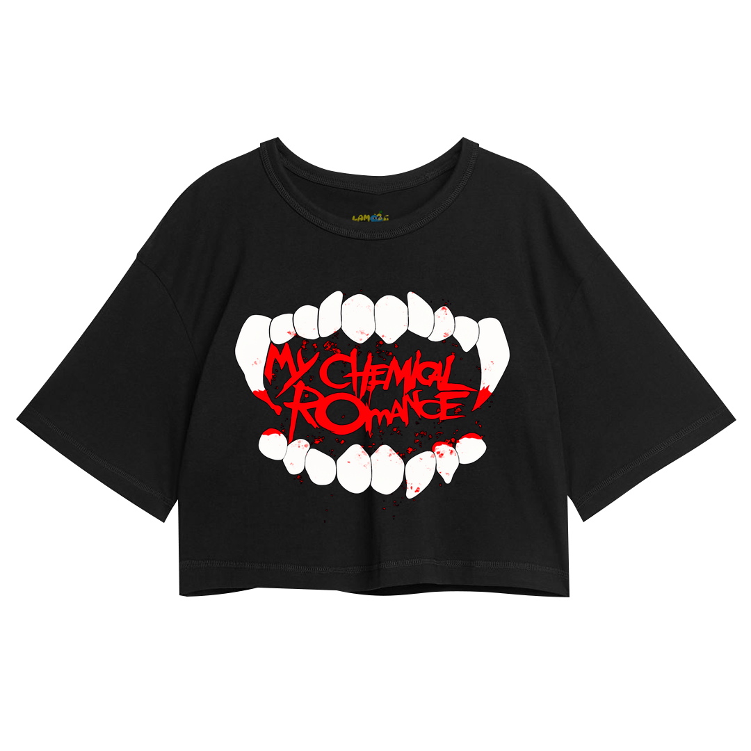 Cropped Oversized My Chemical Romance