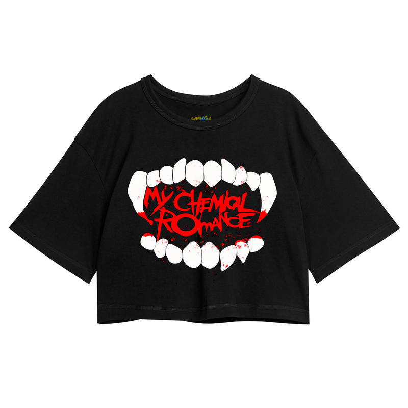 Cropped Oversized My Chemical Romance