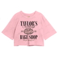 Cropped Oversized Algodão Taylor Swift Bake Shop