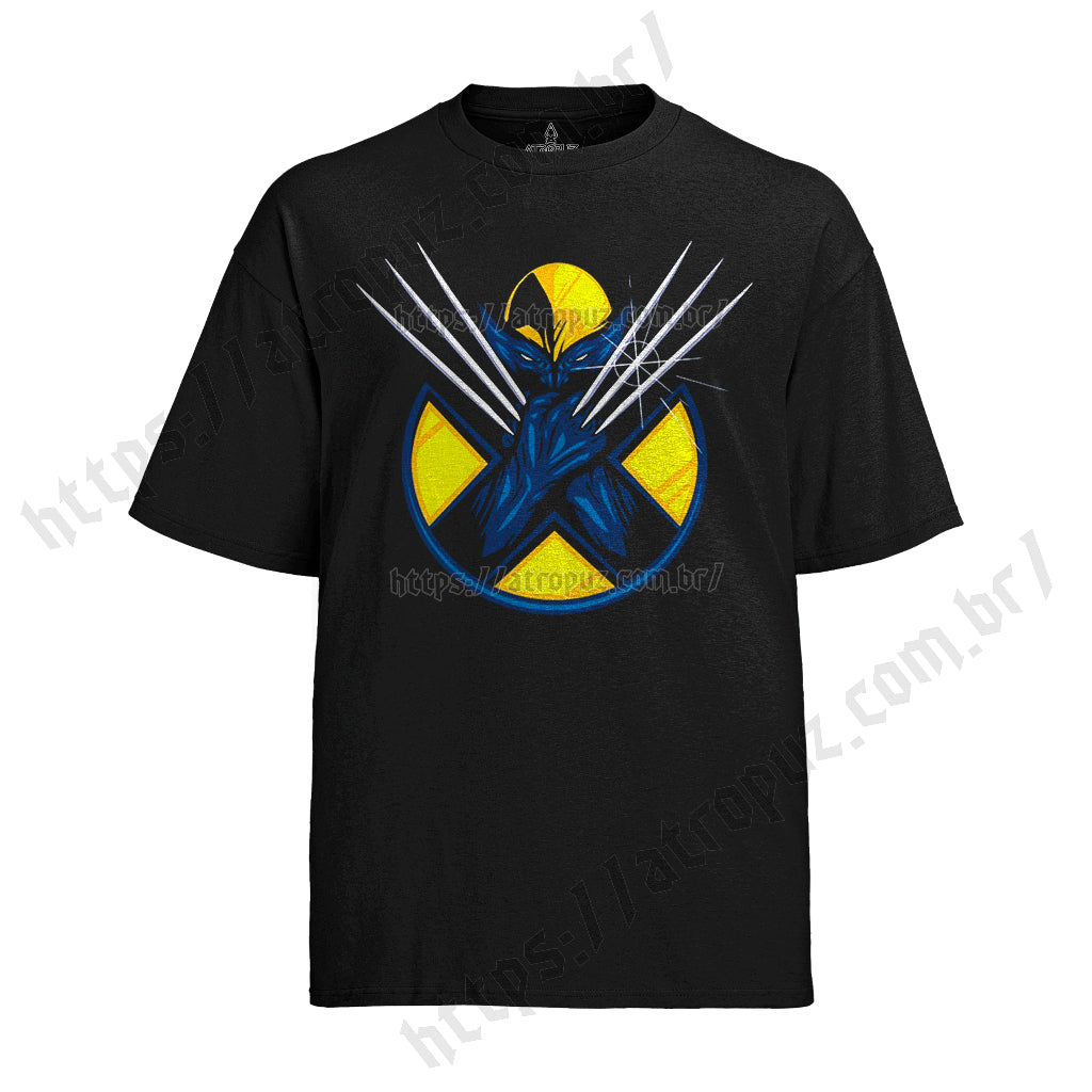 Camiseta Algodão Unissex Tshirt Wolverine X Men