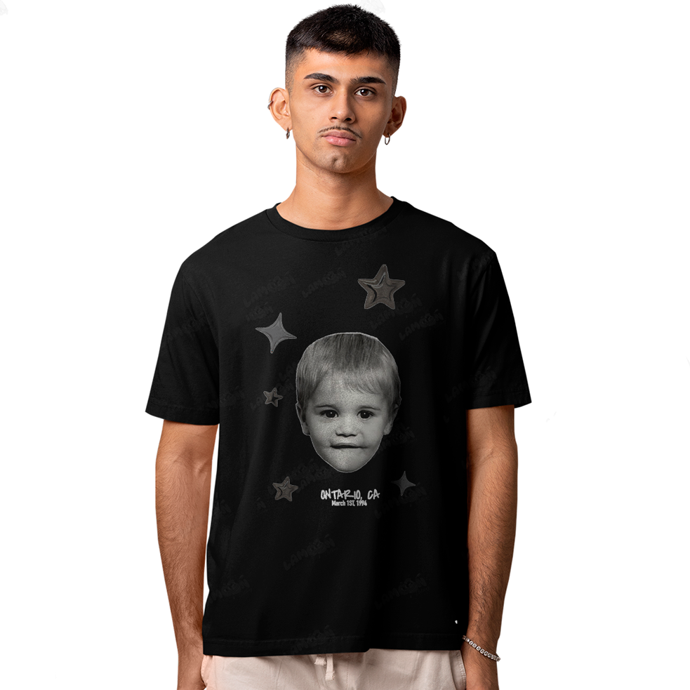 Camiseta Algodão Justin Bieber Ontario Stars
