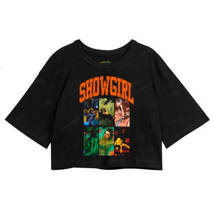 Cropped Oversized Algodão Taylor Swift Showgirl