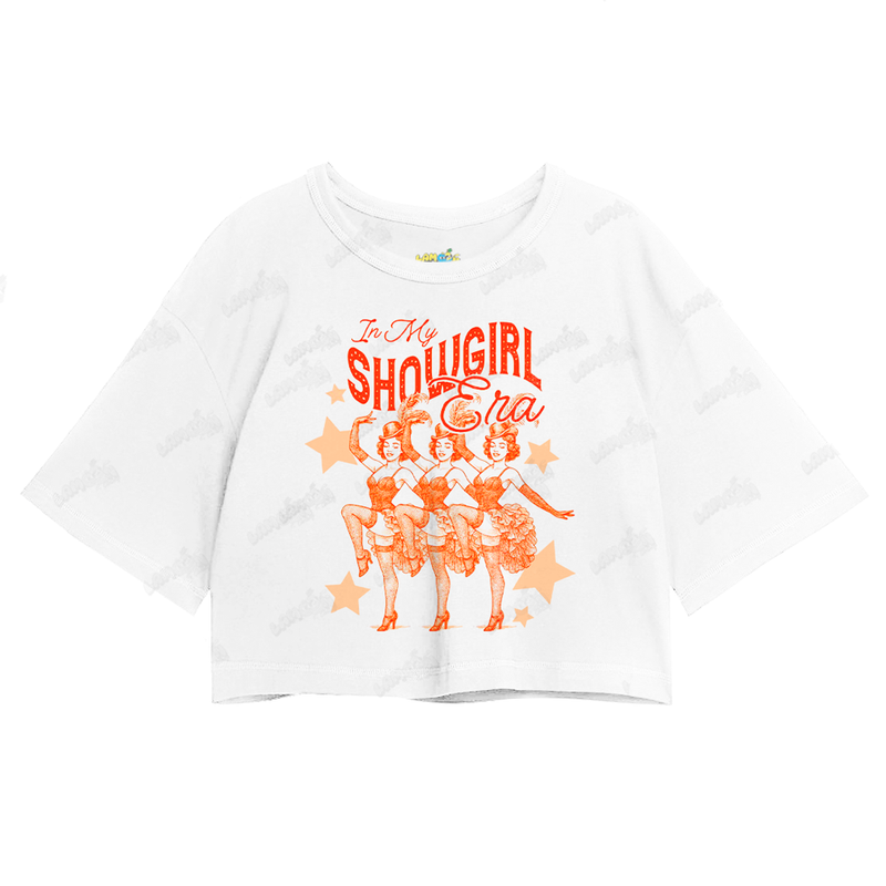 Cropped Oversized Algodão Taylor Swift Showgirl Era 1