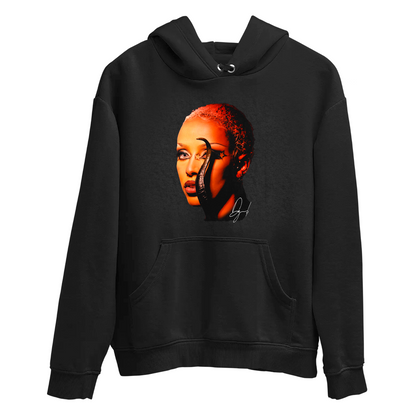 Moletom Canguru Doja Cat Rosto Star